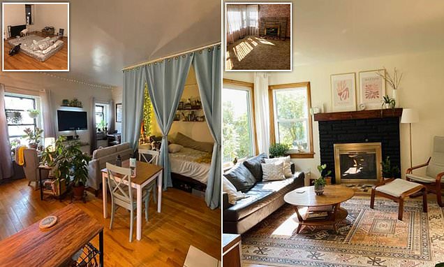 Incredible real-life home makeovers that changed dingy rooms into stylish  and cosy spaces | Daily Mail Online